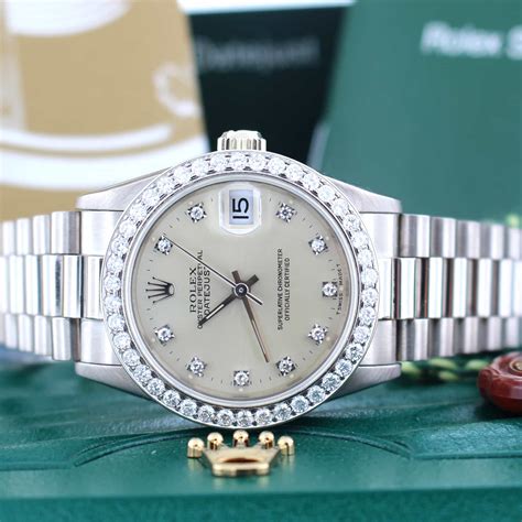 rolex midsize president|pre owned rolex president watches.